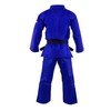 Fuji Double Weave Judo GI Uniform, Blue, 5