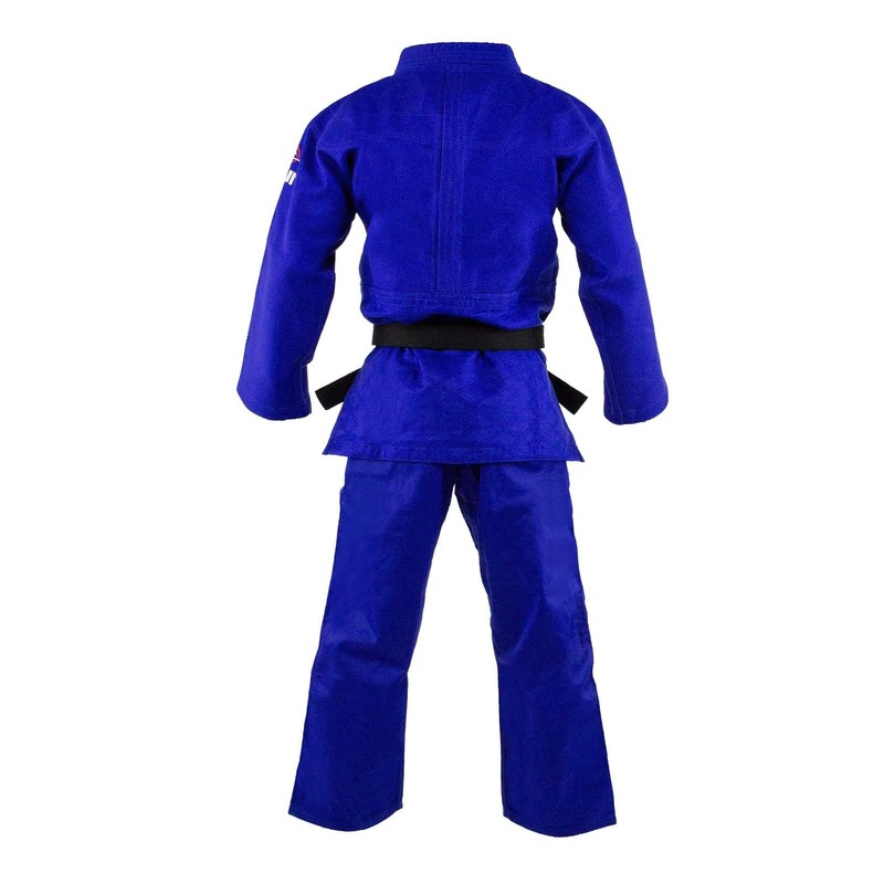 Fuji Double Weave Judo GI Uniform, Blue, 5