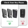WORCAS Soft TPU Key Fob Cover Case Compatible with Lexus
