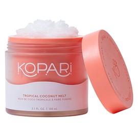 Kopari- Crema hidratante multiusos Organic Tropical Coconut Melt, 100 aceite de coco sin refinar, para el cuerpo, el cabello y la piel.               