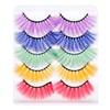 Lurrose Fake Eyelashes, Long Eyelashes, Makeup Natural False Eyelashes, Natural
