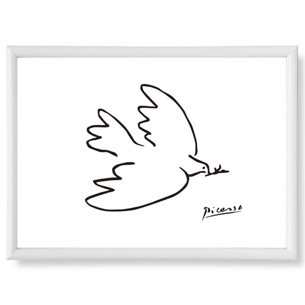 Picasso Poster Art Poster Lithograph Drawing Peace Dove SQIP (Skip)