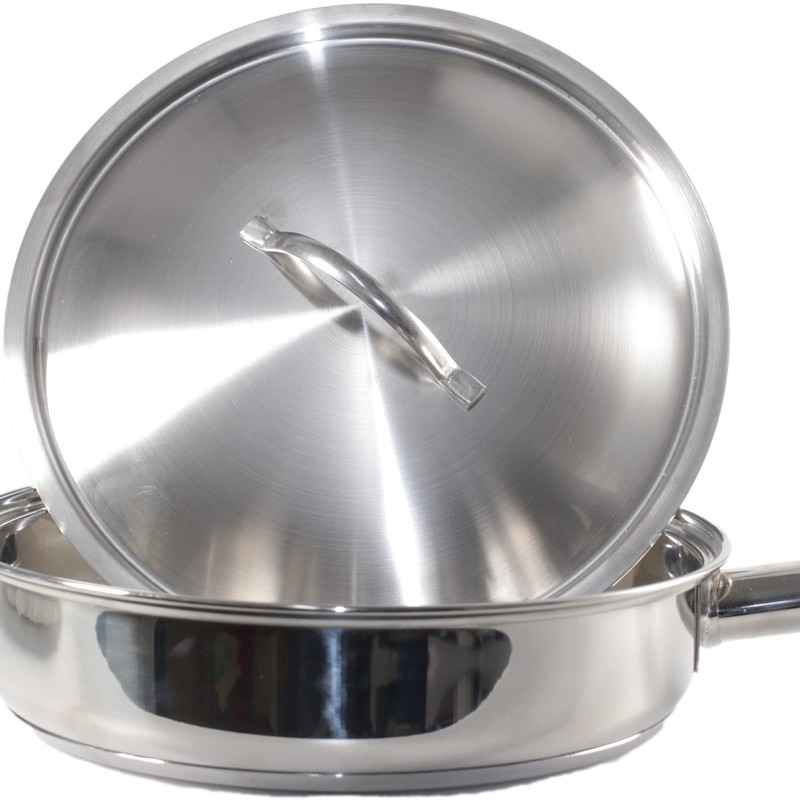Shiny Stainless Steel Pan Cover Lid for all types of