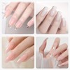 Annhua Foam Tips, Nail Foam, 10 Sizes, Pack of 100,