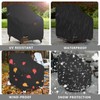 ANartcle Patio Chair Covers,600D Waterproof Heavy Duty Outdoor Lawn Patio