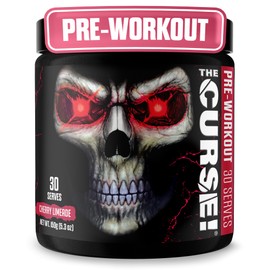 JNX SPORTS The Curse Pre Workout Powder for Men  Women, Caffeine, Beta-Alanine, Creatine, L-Citrulline, 30 Servings, Cherry Limeade Flavor  Boost...  