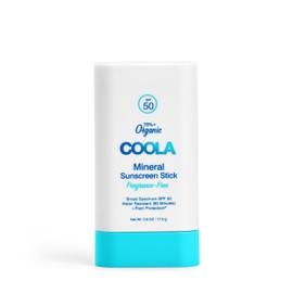 COOLA Organic Mineral Sunscreen SPF 50 Sunblock Stick, Dermatologist Tested Skin Care For Daily Protection, Vegan And Gluten Free, 0.6 Oz
