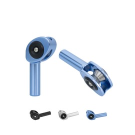 BLUEWING Fishing Rod Roller Tip Tops Aluminium Alloy Fishing Rod Tip Lightweight Rod Roller Tips Replacement Parts Pole for Big Game Rod Trolling Fishing, Blue ID. 15/64"(5.8mm)