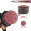 225mm Sander Disc 240 Grit 6 Holes, Hook and Loop