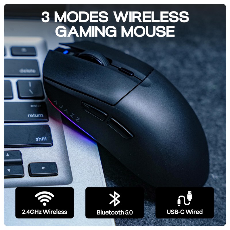 MechLands AJAZZ AJ139 V2 MC Gaming Mouse with Charging Base,