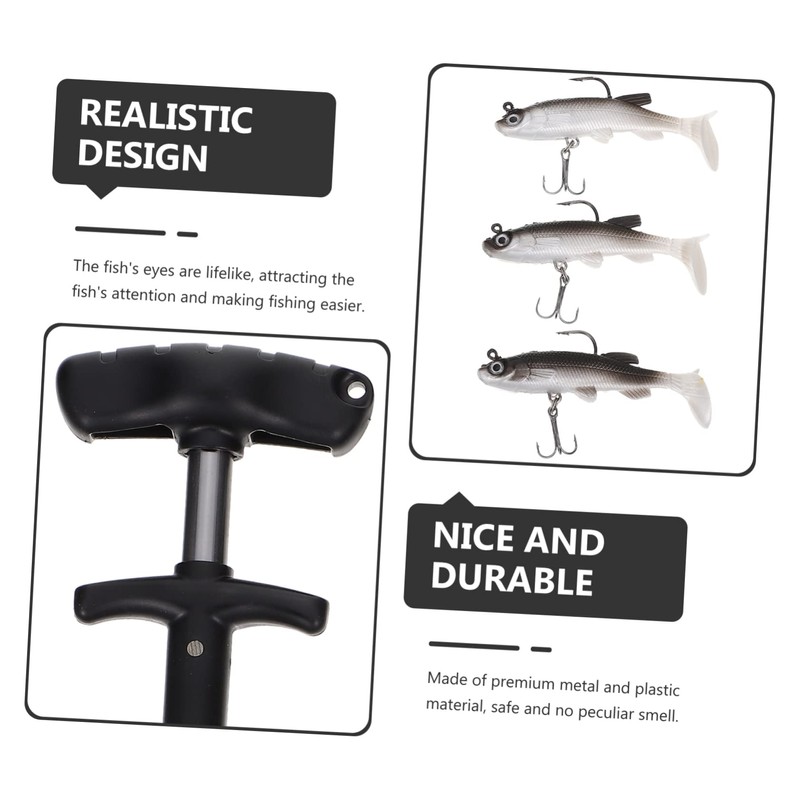 BESPORTBLE 7pcs Fishing Hook Remover Tool with Ergonomic Handle Vivid