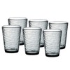 Vasos irrompibles de pezón océano, juego de 6, negro, gris