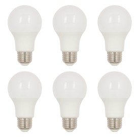 Westinghouse 5298020 10.5 Watt (75 Watt Equivalent) A19 Soft White LED Light Bulb, Medium Base, 6 Pack
