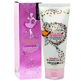 Privia Clear Mild Cleansing Foam 180ml 10ea