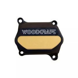 Woodcraft DUCATI 2019-2023 HYPERMOTARD 950 WOODCRAFT WATER PUMP PROTECTOR - GOLD PLATE