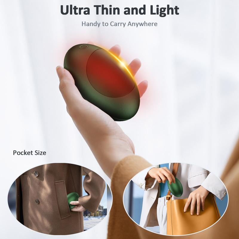 Pocket Size Avocado Shape Hand Warmers Rechargeable 2 Pack -