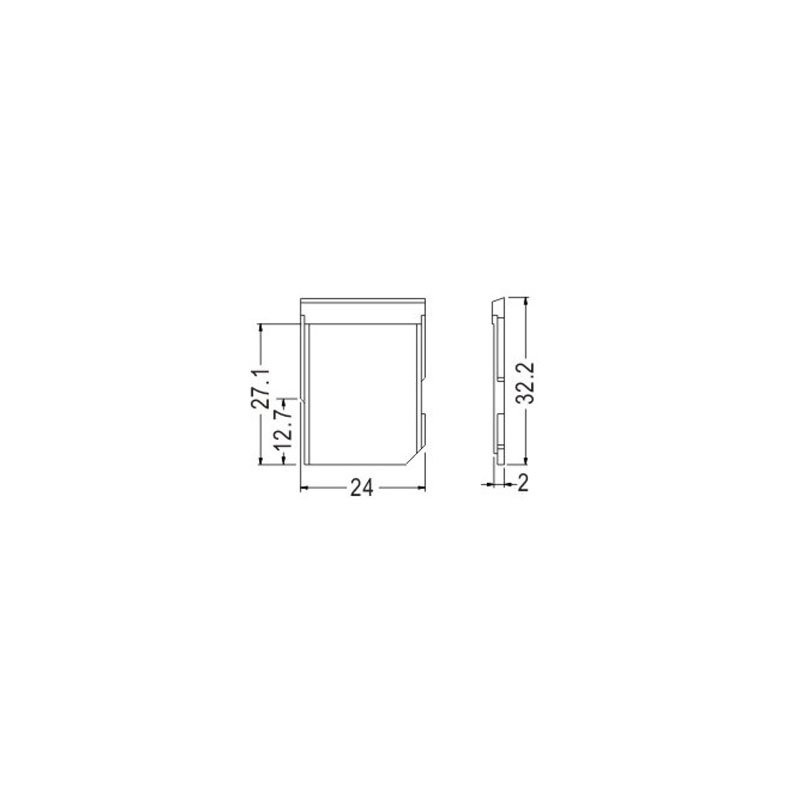 テクノベインズ SD/SDHC/SDXCタイプメモリカードスロット用ダミーカード 6個/パック SDMCAPK-B0-6