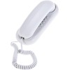 Domary Portable Corded Telephone Phone Pause/Redial/Flash Wall Mountable Base Handset