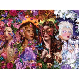Ceaco - Glitter - Fairy Queens - 750 Piece Jigsaw Puzzle