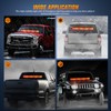 Nilight 144LED Traffic Advisor Strobe Light Bar with Controller Amber