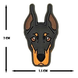 Doberman Dobe Collar Charm Aluminum Alloy Whistle Emergency Survival Safety Camping Cat Dog Animal Training Bark Chew Woof Puppy Kitten Woof Bark