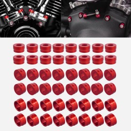 Unbranded Red Engine Bolt Kit For Harley Touring Sportster Trike M8 TWIN CAM EVO Engines