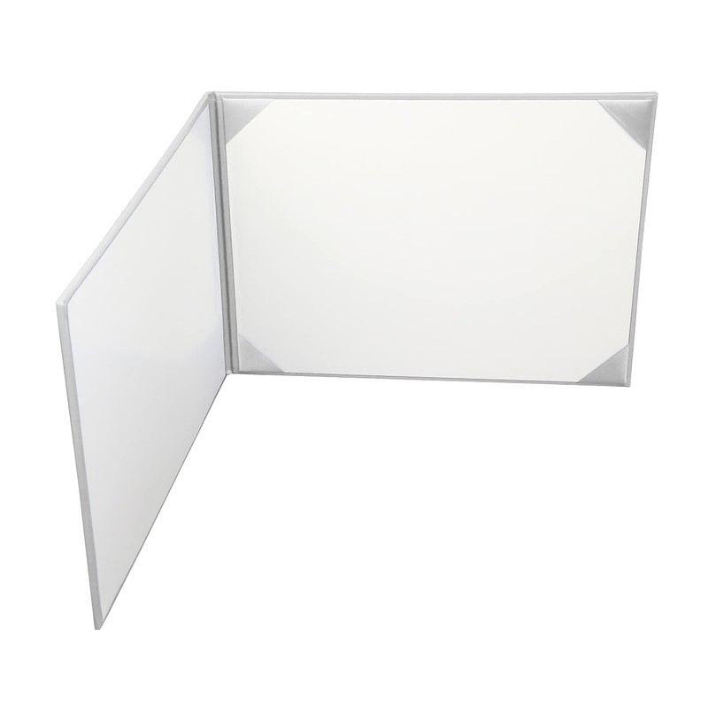 GraduationService Smooth Diploma Certificate Cover 8 1/2" x 11"(White)