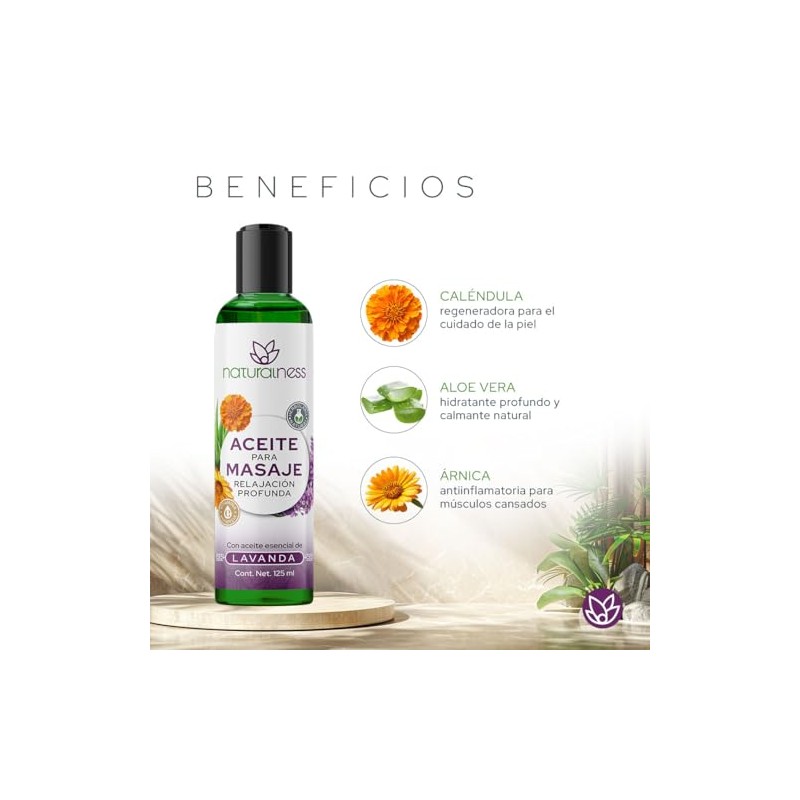 Aceite Relajante para Masaje Relajación Profunda Naturalness 125 ml –