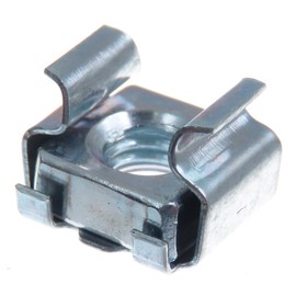 SECCARO 20 x Rack Mount Cage Nuts M6 Galvanised Steel