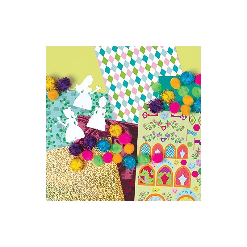 Mudpuppy Princess Castle Cardboard Tube Craft Kit