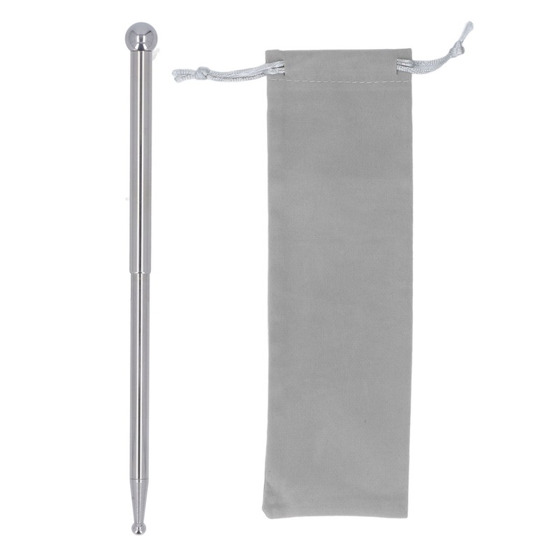 Manual Acupuncture Pen Double Sided Stainless Steel Relieve Fatigue Deep