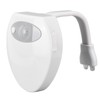 Hilitand Toilet Light, Motion Sensor Dual LED Ceramic Texture Toilet