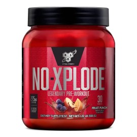 Suplemento En Polvo Bsn Oxid'o Pre Entrenamiento De N.o.-xplode Sabor Ponche X 555g