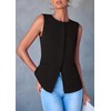 PRETTYGARDEN Women's Summer Suit Vest Tops 2025 Dressy Business Casual