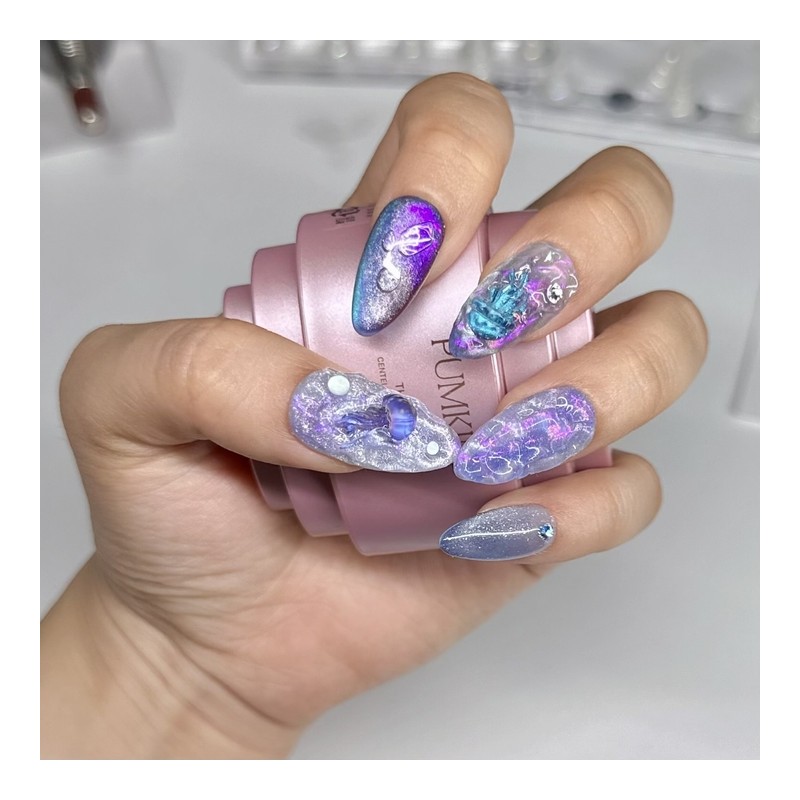 Yunseul Jellyfish Handmade Nail Tips - Square / 윤슬 젤리피쉬
