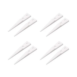 sourcing map 4 Pairs Ceramic Tweezers DIY Tool Ceramic Tip Tweezers Non-Conductive and Heat Resistant White