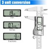 Digital Caliper Measuring Tool, Stainless Steel Vernier Caliper Digital Micro...