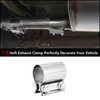 ELSHINE 1.5 Inch Exhaust Clamp1.5 Butt Joint Band Clamp Exhaust