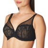 Simone Perele Women's Wish Sheer Plunge Bra, Black, 32C