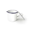 IBILI - Handmade Vintage Glazed Steel Milk Kettle 1.75 Litre