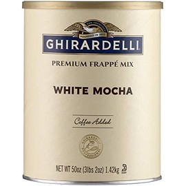 Ghirardelli Mix, White Mocha Frappe, 49.92 oz,(Pack of 1)