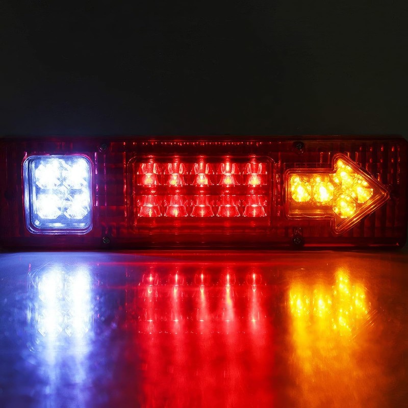 TOTMOX 2X LED Tail Light, Rear Light, 19 LEDS, 12V