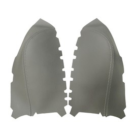 MOTOALL Center Console Armrest Lid Cover and Front Door Panel Replacement for Honda Pilot 2009-2015 Gray