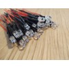 USA-LEDs 5pcs Pre-Wired 5mm BLUE LEDs! 3VDC! 5 Super Bright