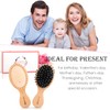 2Pcs Travel/Mini Hair Brush Boar Bristle Hairbrush for Girls Boys