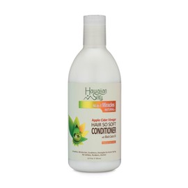 Hawaiian Silky Hawaiian silky 14-in-1 miracles hair so soft conditioner with black castor oil 12 fluid ounce, White, 12 Fl Ounce