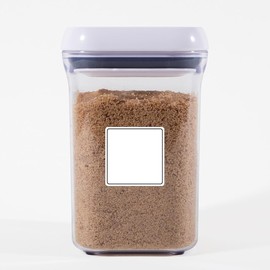 Name Bubbles - Blank Write-On Labels for Organizing, Plain White Labels, Waterproof, Dishwasher-Safe, Reusable Name Tag Stickers for School, Home, Office, Kitchen, Pantry, Containers (Square)