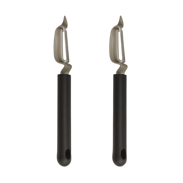 Soro Essentials- 7-1/4” Stainless Steel Serrated Swivel Peeler Knife with