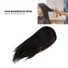 55cm Hair Mannequin Head Hair Stying Training Large Ears Mixed