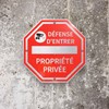2 x Aluminium Privacy Property Signs, 20 x 20 cm